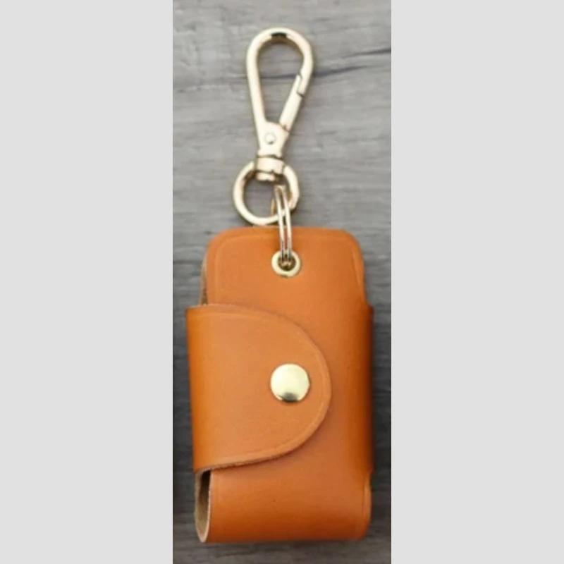 Retro PU Leather Handmade Mini Key Storage Bag Keychain Fashion Personalized Waist Hanging Key Case Keyring Pouch Accessories