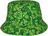St. Patrick'S Day Bucket Hat Lucky Shamrock Sun Hat Green Clover Fisherman Cap Travel Hat For Women Men