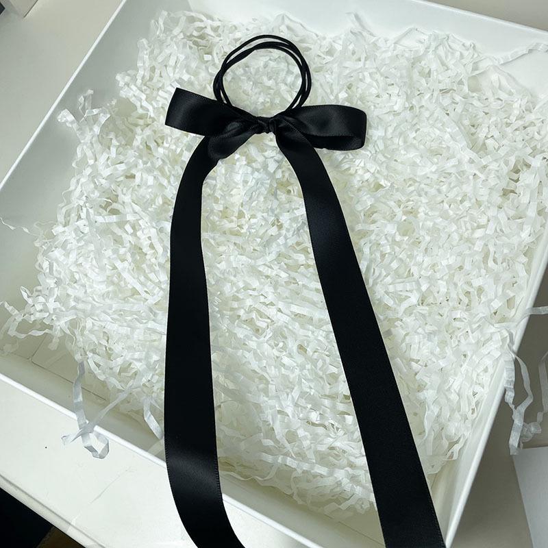Nezha-Inspired Red Ribbon Hair Tie - Ge Manqi Style Competition Hair Accessory