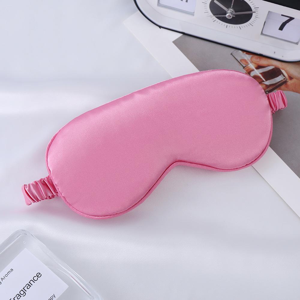 Double-Sided Mulberry Silk Eye Mask with Custom Logo - Light Blocking, Ideal for Travel
