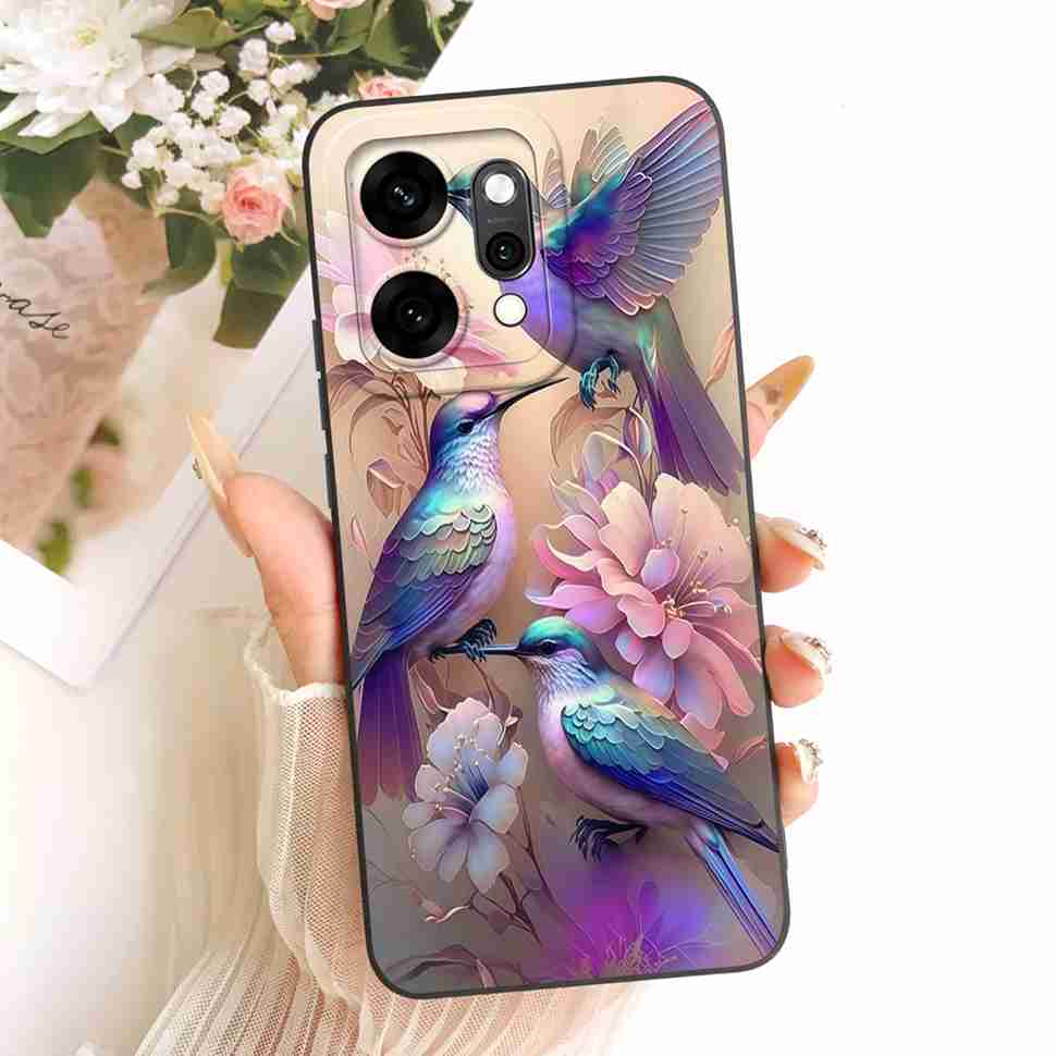 For Oppo Reno14 Pro 5G Case Fashion Cartoon Cat Soft Silicone Back Cover For Reno14 Pro PKZ110 CPH2739 Phone Cases Bumper