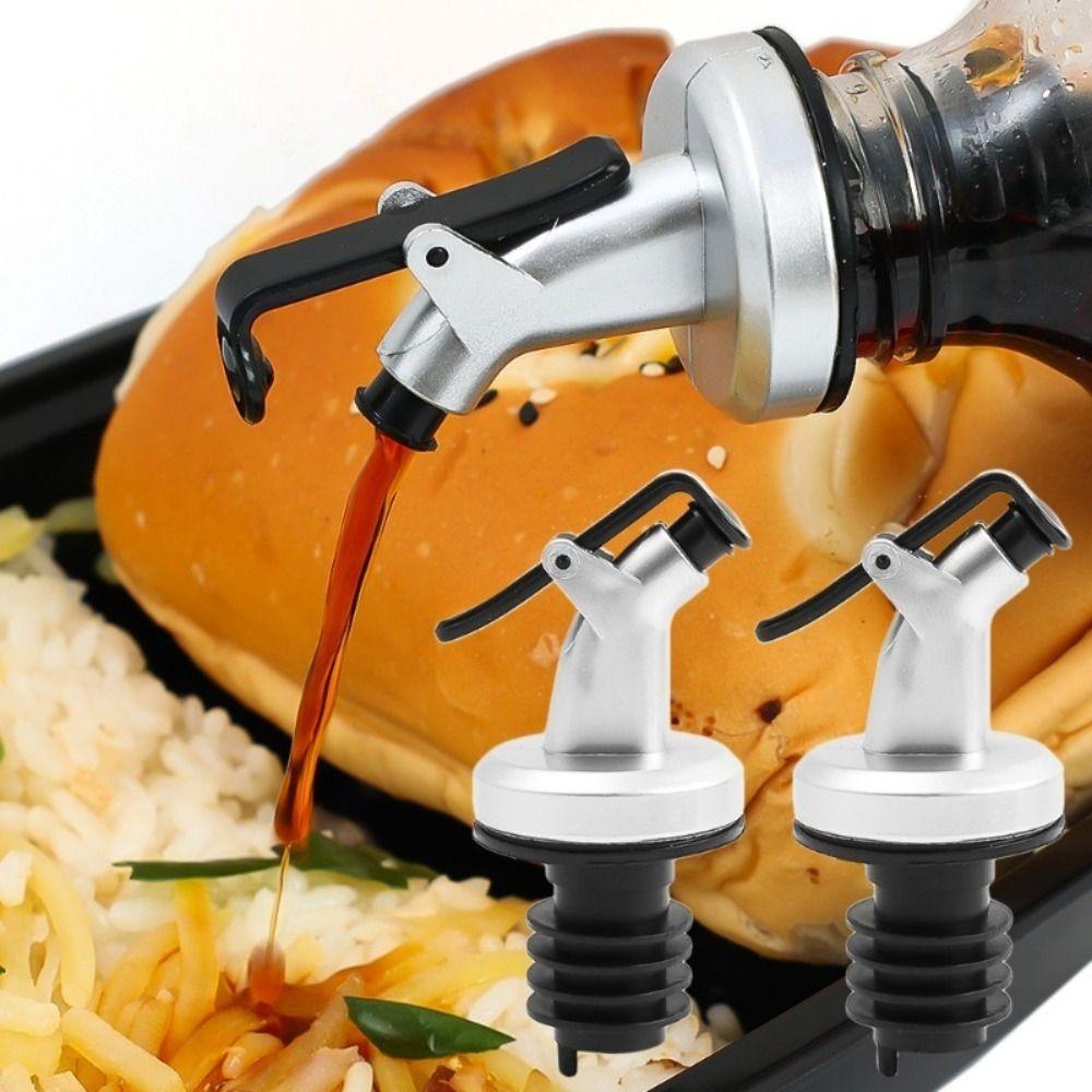 1/3/5Pcs ABS Wine Pourers Good Sealing Liquor Leak-Proof Plug Durable Olive Oil Sprayer