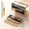 Samsung Z Fold7/6 Aluminum Alloy Phone Case with Dual Hinge Pen Slot