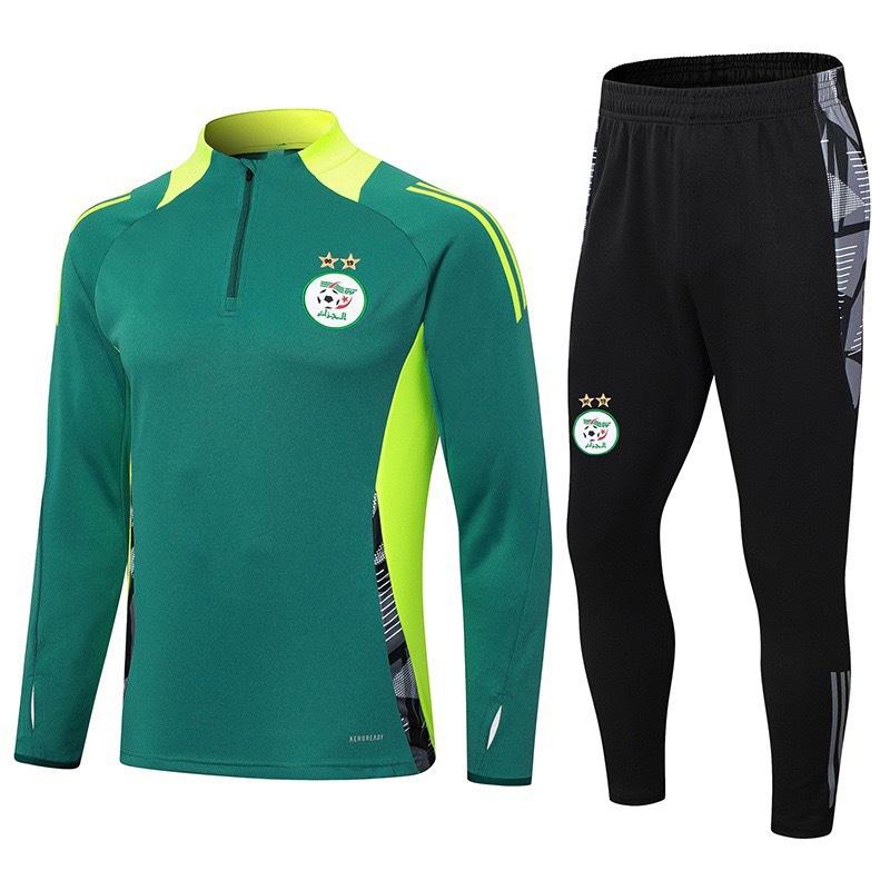 Autumn And Winter Real Madrid Barcelona Arsenal Training Suit Long Sleeve Half Zipper Football Suit Sportswear Adult Suit
