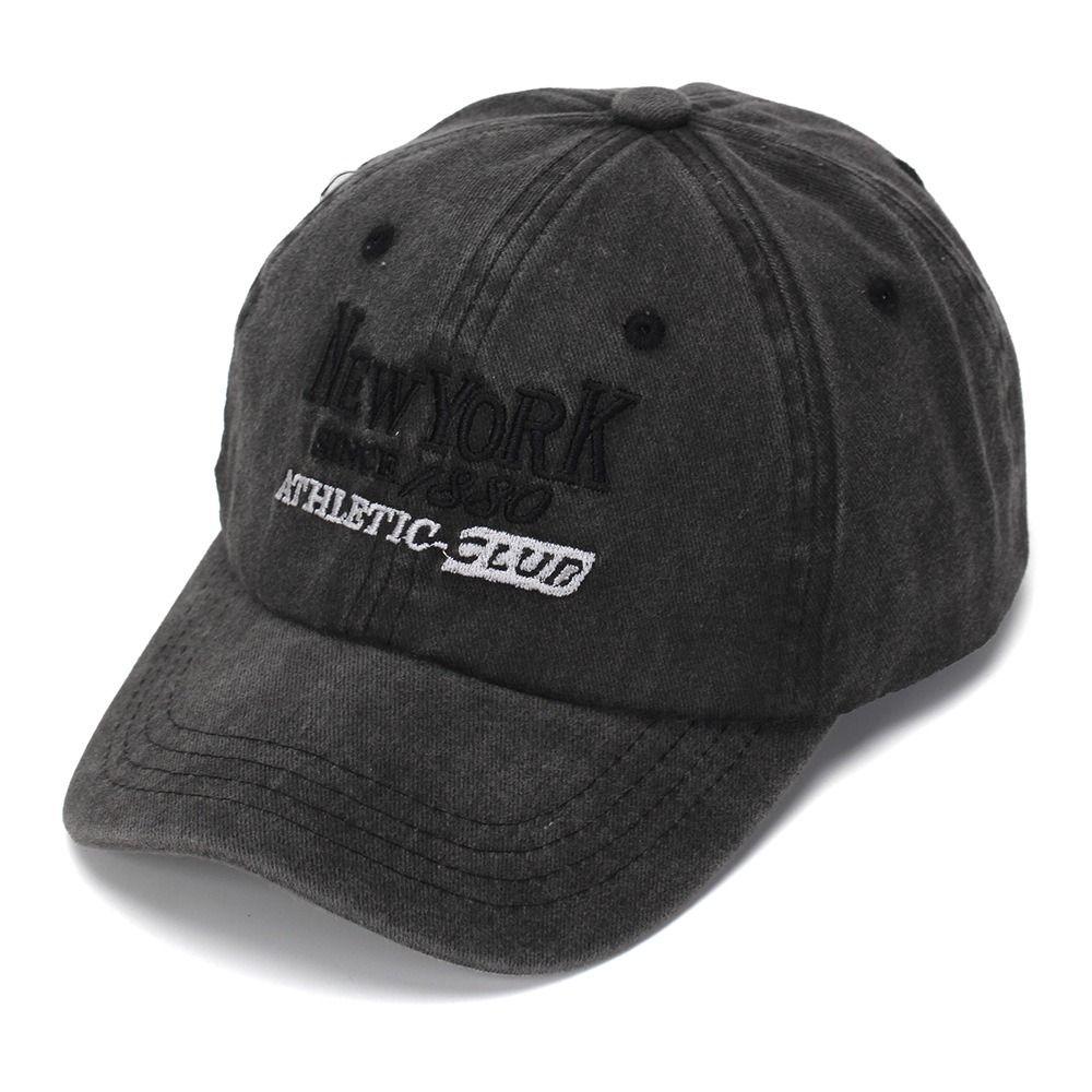 New York Embroidered Washed Cotton Baseball Cap Distressed Chlidren Sun Hat  For Boys Girls