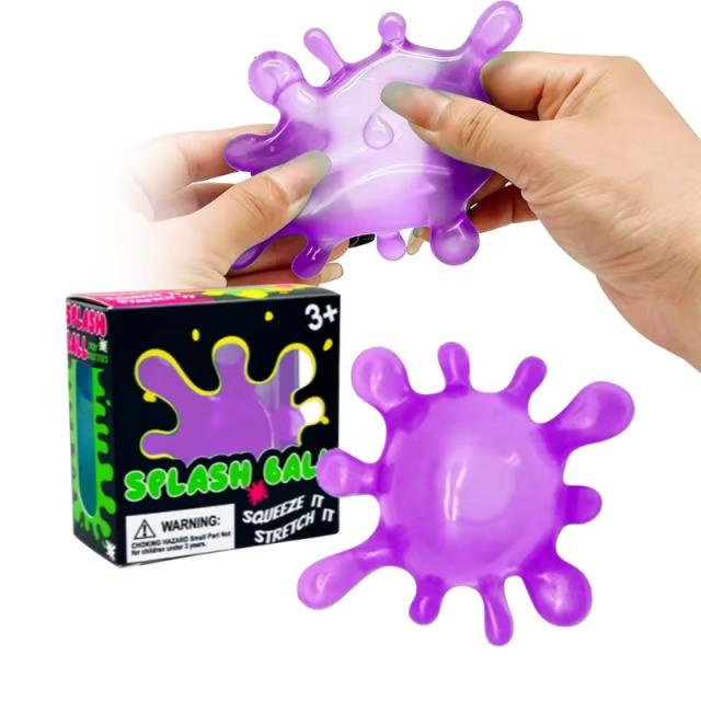 Soft Pinching Ball Stress Relief Toy Maltose Decompression Pressure Relief Ball Durable Squeeze Fidget Party Gift