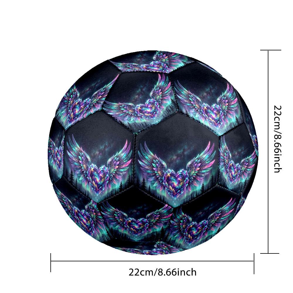 1pc Heart Wings Size 5 Soccer Ball Professional Lightweight Durable Match Training Football Indoor &Outdoor Sports BallTraining Ball Y16