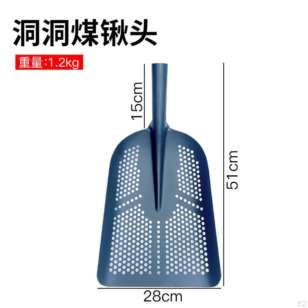 Siebschaufel Schlammschaufel Grabenkopf, Kanalreinigungswerkzeug, Hühnerstallschaufelkopf für Hinterhof,
