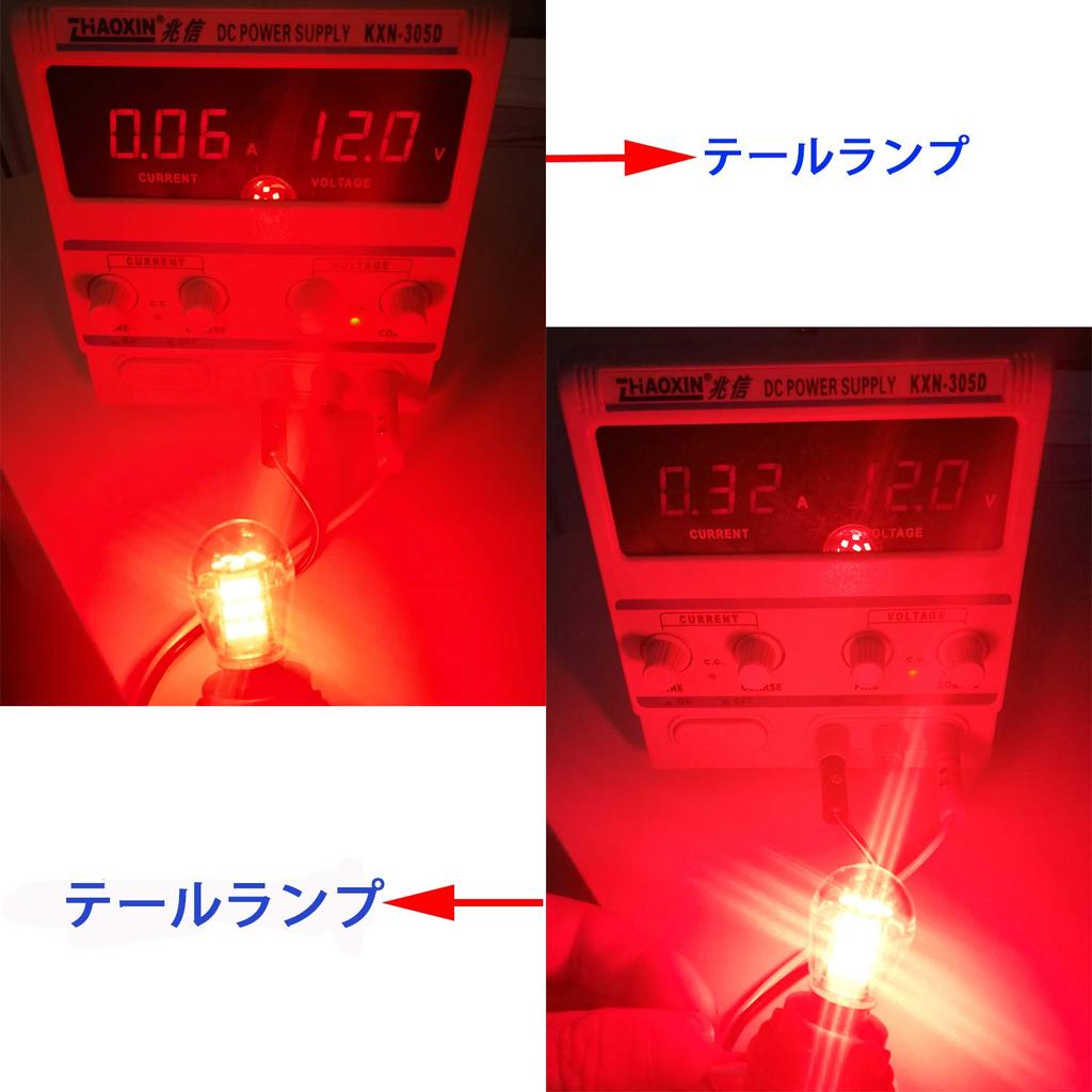 HooMoo S25 LED Double 1157 BAY15D P21/5W Brake Lamp, Red, Size Same As Genuine