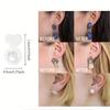 Silicone Ear Post Backs for Heavy Earrings Invisible Support Pads for Non-Dropping Earlobes - Safe Ear Jewelry Lifters for Studs and Pendants CLE