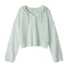 GGPX New York Summer Boucle Hooded Knit  Gq3kp015f 