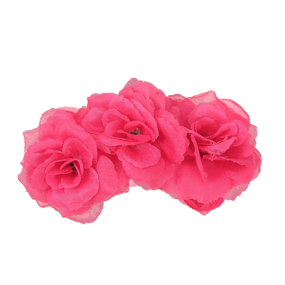 Oversized Simulation Fabric Flower Hair Clips Hairpin Fashion Hair Accessories Large Hair Claw For Women Girl