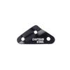 CAPTAIN STAG Aluminum Triangular Set of 6mm Hole Swivels, 10, Diameter, Black, UA-4558