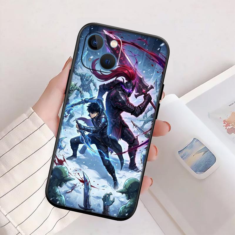 QE3 Anime Sung JinWoo Hülle für Samsung Galaxy M06 M15 M16 M35 M55 M56 A36 A42 A50 A50S A51 A52 A32 A33 A05 A05S A06 A16 A20