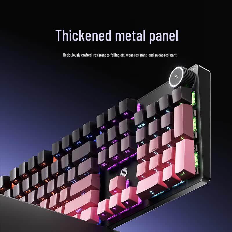 HP K10GV2 104-Key Wired Mechanical Gaming Keyboard