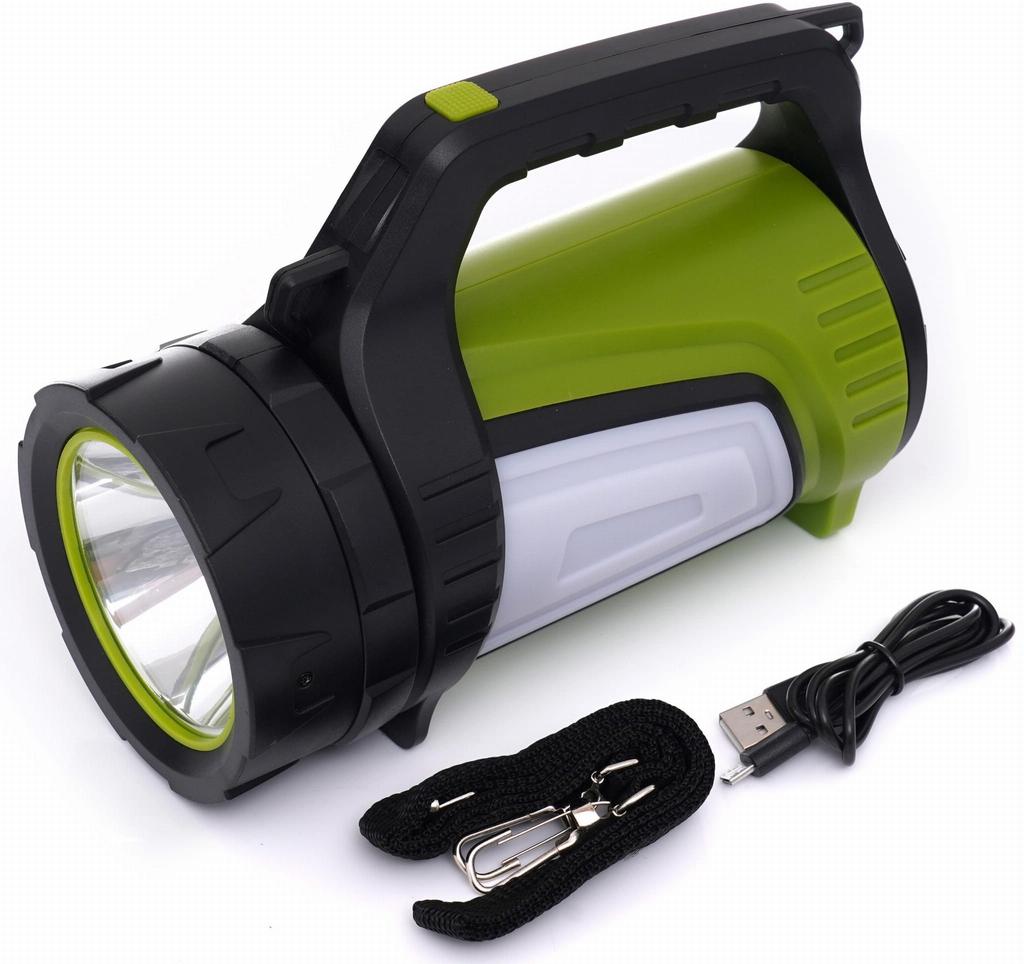 Rechargeable Flashlight with Side Lights KD1243