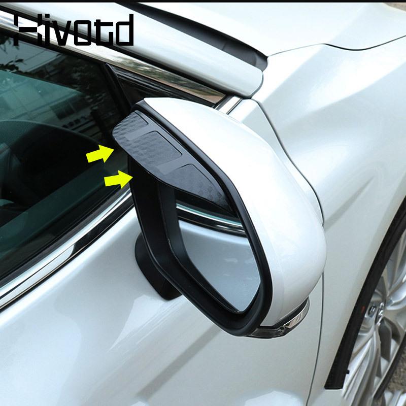 For Toyota Camry - Car Rearview Mirror Eyebrow Sunny Rain Visor Blade Shade Protector Covers Exterior Decoration Parts