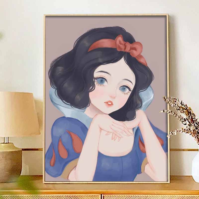 Disney Diamond Painting Set Snow White Home Decor Craft, Perfect Handmade DIY Gift Idea For Adults
