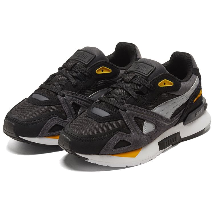 Puma Mirage Mox Prism Fabric Layered Leather Comfortable Low-Top Lifestyle Sneakers Unisex Sneakers Black Gray White 380512-02