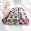 Vintage Italienisches Charm-Armbanduhr Bunt Strass Y2K Edelstahl Modulare Uhr Abnehmbare Glieder Ästhetischer Schmuck