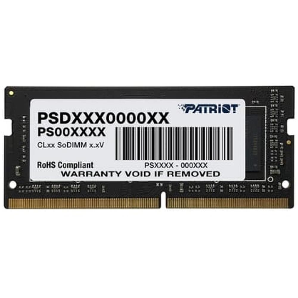 

Модуль памяти Патриот Память для ноутбука Sodimm 8 ГБ PC25600 Ddr4 Psd48g320081s