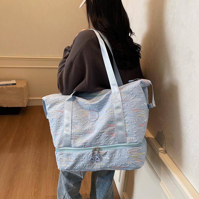 Short-distance Travel Bag Women's Lightweight Large-capacity Handbag Short-distance Business Trip Portable Luggage Bag Sports Yoga Bag