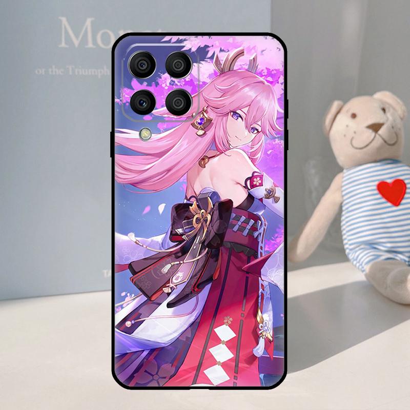 Genshin Impact Yae MIko For Samsung Galaxy M16 M06 M33 M13 M35 M53 M11 M21 M31 M55 M15 M14 M34 M54 M12 M32 M52 Case