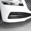 Car Exterior Accessory For Carbon Fiber Bright Black Front Bumper Fog Light Lamp Frame Trim Cover For Genesis G80 RG3 -2024