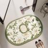 Diatom Mud Mat Bath Area Non-slip Cushion Rural Home Toilet Entry Entry Quick Drying Soft Carpet Foot Mat Moisture-wicking