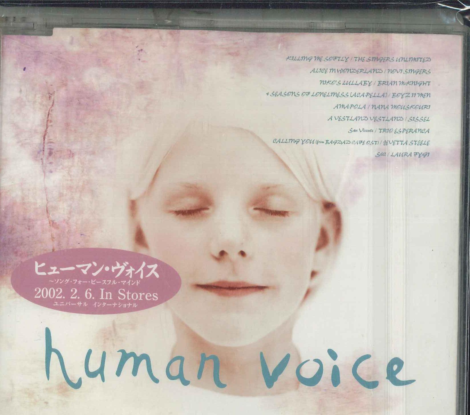 

CD РАЗНЫЕ ИСПОЛНИТЕЛИ - Человеческий голос - песня для спокойного разума UICY4060PROMO UNIVERSAL 2002 Япония Поп Б/У