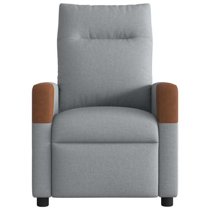VidaXL Reclining Massage Chair Light Grey Fabric, Massage Chair, Armchair, Sofa Armchair, Office Chair 4104817