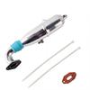 HSP 1:10 Nitro Car Aluminum Exhaust Muffler with Elbow Rubber Hose 102009 02026