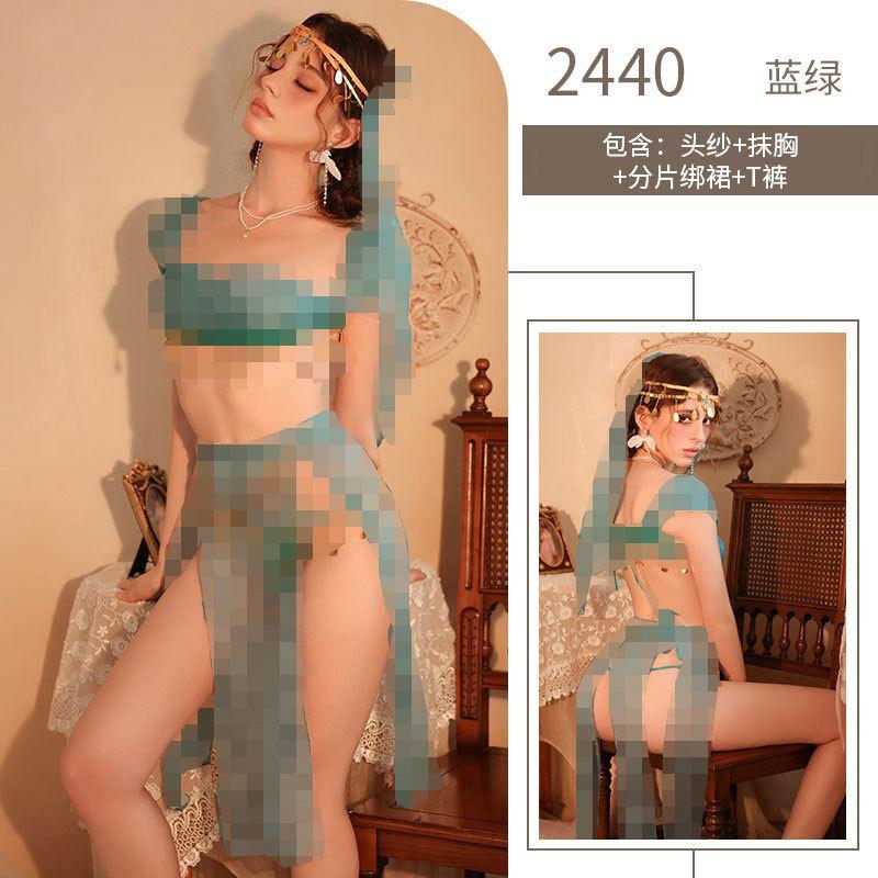 Sex Underwear Uniform Western Regions Style Dance Dress Suit Antique Belly Pocket Cosplay Passion Clothes