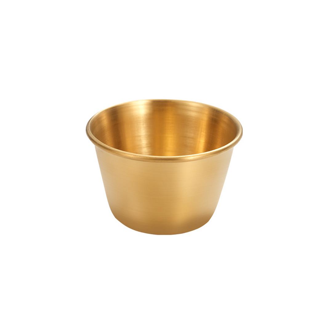 

Чашка для соуса из нержавеющей стали 304, кухонная емкость на 4 унции, порция для приправ, кубиков льда, контейнер для джемов, моющаяся, бытовая тарелка для кафе