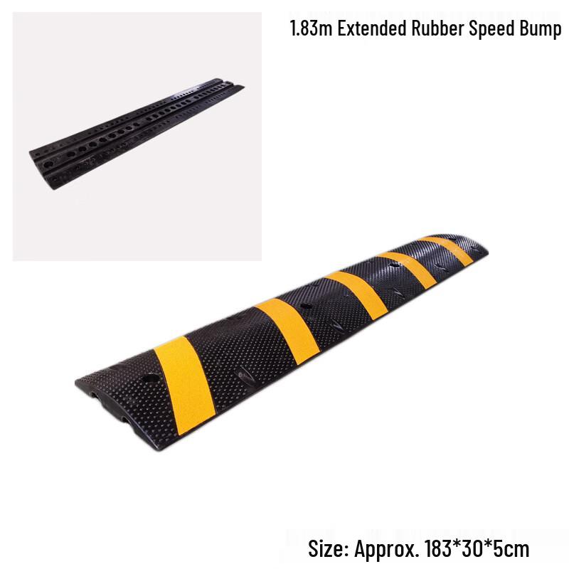 Brangdy Heavy-Duty Rubber Speed Bump