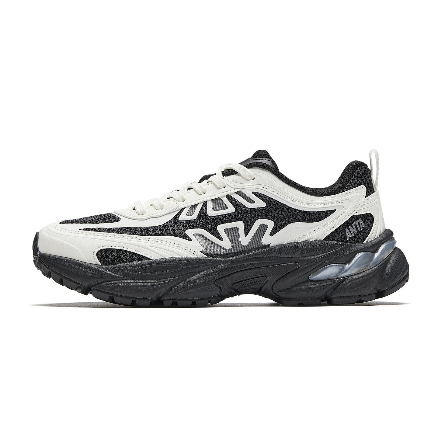 Anta Fishbone Sports Shoes Summer 2026 Casual Shoes Kids sneaker Black White 922628899-4 35.5