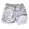 Men's 2-in-1 Quick-Dry Fitness Shorts for Gym and Running