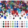 Craftdady 180pcs Crystal Birthstone Floating Charm Round Faceted Glass Tiny Bead Charm 3-5mm for Glass Living Floating Memory Locket Bracelet Pendant