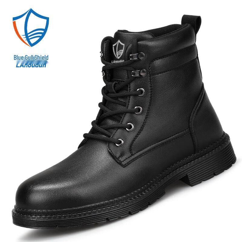 Men s Steel Toe Waterproof High-Top Safety Work Shoes 38