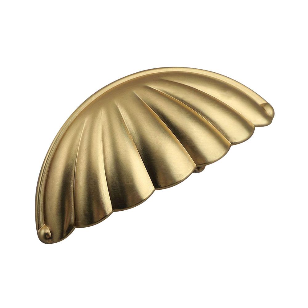 Shell Shape Retro Zinc Alloy Cabinet Furniture Pull Handle Drawer Cupboard Wardrobe Door Handle with 25mm Screw