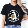 Funny Christian Shirt Gift for ChristianCute Ghost with Bible TShirtsRetro Christian Apparel Tops Tees Short Sleeve Clothing