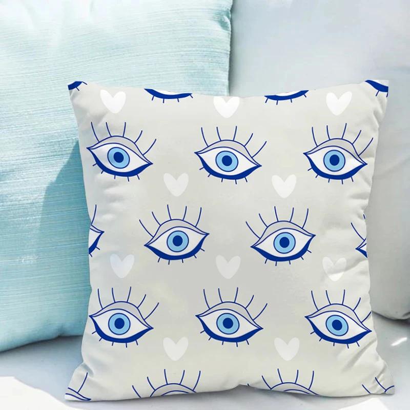 Pillowcases X Cushions Eyelash Cushion Cover for Pillow Covers Decorative Couch Pillows Double-sided Printing Short Plush