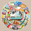 50 Malaysia Graffiti Stickers for Travel - Decorate Water Bottles & Suitcases
