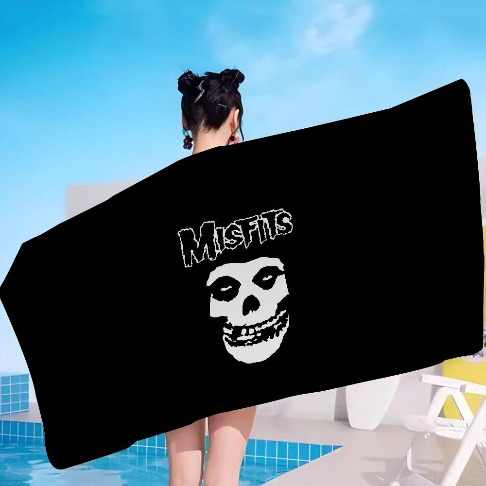 Asciugamano da Spiaggia in Microfibra Fantasia M-Misfits Assorbente Asciugatura Rapida Morbido Asciugamano per Yoga Nuoto Resort Alpinismo