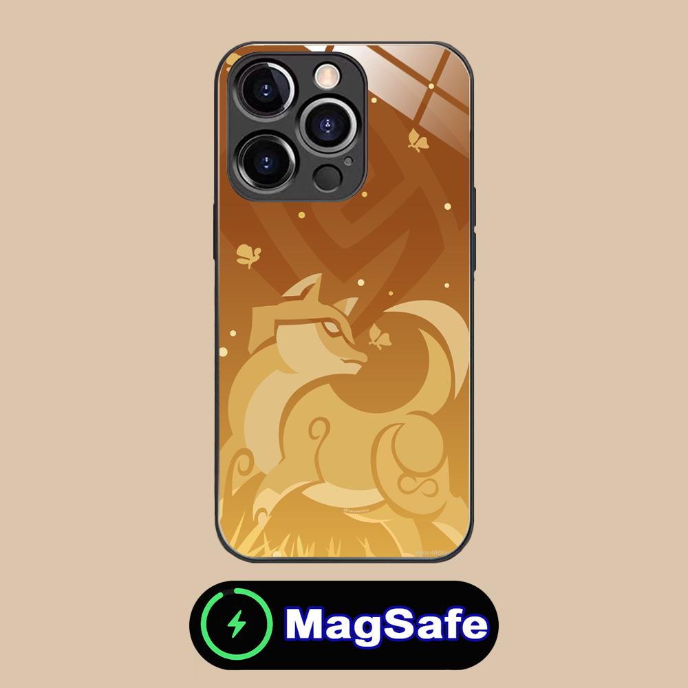 Game GI Gorou Mobile Phone Case for iPhone 17 16 15 14 13 12 11 Air Pro Max Plus Mini MagSafe Glass Colorful Cover Pretty Cover