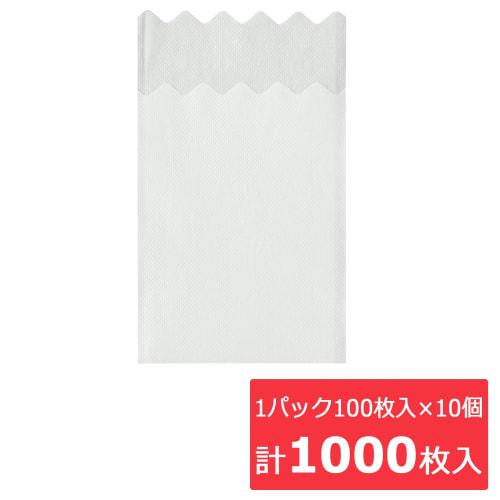 Daikoku Kogyo Paper Napkins, Commercial Use, 6-Fold, Yamagata, Made In Japan, White, Approx. 24.5 X 25cm, 1000 Sheets (Boxed), Product Number: 30804