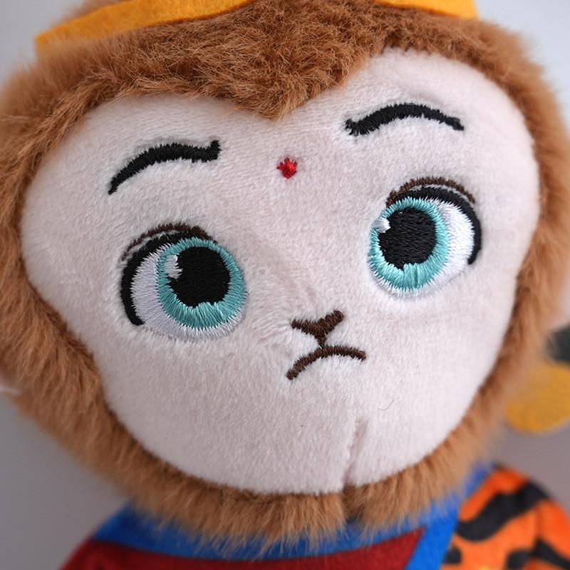 Χαριτωμένο Βελούδινο Παιχνίδι Sun Wukong 16cm Μαλακή Κούκλα Μαϊμού για Παιδιά Με Γέμισμα Premium Βαμβάκι PP