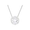 Una Sparkling Heart Kristall Halskette Damen Halskette Weiß 5286137