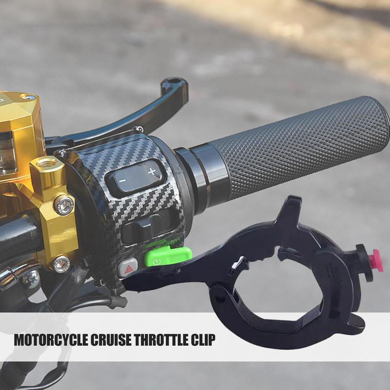1 Stück Motorrad Tempomat Gasgriff-Sperre Universell Leichtgewicht Handgriff-Sperrklemme Motorrad Beschleuniger-Hilfsgriffe