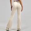 Womens Pants Casual Pants With Pockets Pull Flare Slacks High Waist Stretchy Trousers
